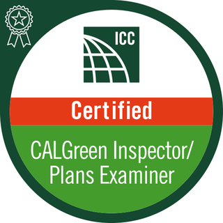 International Code Council badge — Certified CALGreen Inspector and Plans Examiner